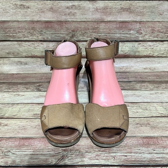 Sorel Brown Joenie ll Ankle Strap Wedge Sandal - Picture 8 of 8